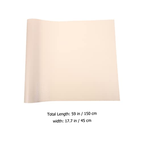 Yardwe Turtle Tank Background Reptile Carpet Snake Bedding Bearded Dragon Tank Mat Non-Slip Eva Liner Terrarium Supplies - color: Beige
