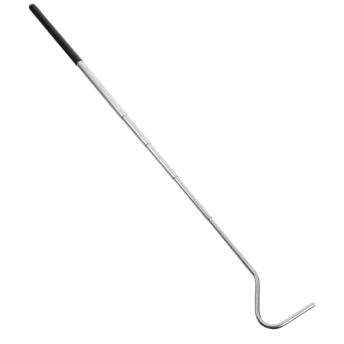 BESPORTBLE Stainless Steel Snake Hook Retractable Telescopic Snake Hooks for Handling Professional Catching Tool for Reptiles