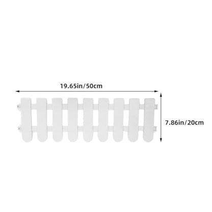 BESPORTBLE 4pcs Outdoor Tortoise Enclosure Fence for Small Animals, Plastic Pet Playpen Panels 50cm X 20cm, Portable Turtle and Rabbit Barrier for Garden and Outdoor Use