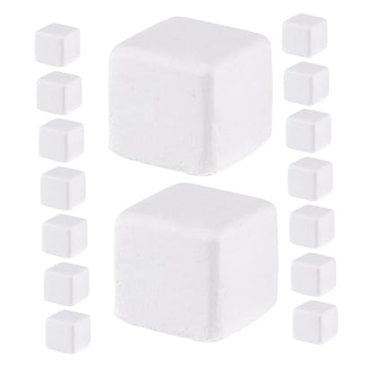 Toyvian 30pcs Natural Mineral Block for Reptiles Tortoises and Amphibians Promotes Growth Supports Stabilizes Water Quality for Turtles Lizards Frogs and Chameleons