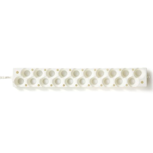 Farm Innovators 6 Pack Quail Rails - 20 Spot Small Egg Trays Only, Fits up to 120 Eggs Total - Compatible with Model 3200 Automatic Egg Turner