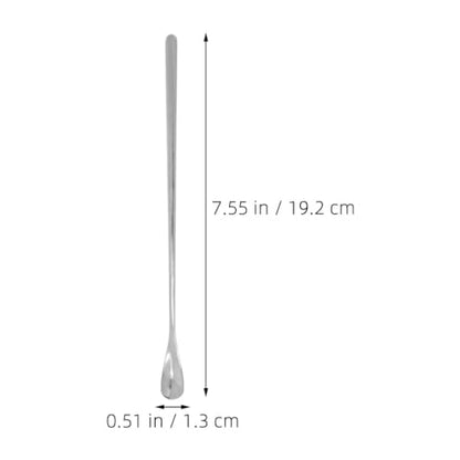 Housoutil 3pcs Lizard Feeding Spoons Handle Pet Food Tools for Bearded Dragon Reptiles Easy to Use Feeding Utensils - color: As Shown