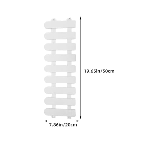 4pcs Outdoor Tortoise Enclosure Fence, Plastic Turtle Playpen Panels 50cm X 20cm, Portable Small Animal Pet Fence for Reptiles and Turtles in Garden Or Yard