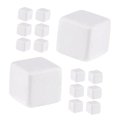 TOYANDONA 30Pcs Natural Mineral Calcium Blocks for Reptiles and Amphibians Enhances Turtle Tortoise Lizard Frog and Chameleon Dental Care and Water Quality Stabilization for Growth