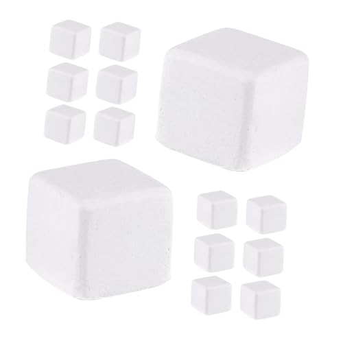 TOYANDONA 30Pcs Natural Mineral Calcium Blocks for Reptiles and Amphibians Enhances Turtle Tortoise Lizard Frog and Chameleon Dental Care and Water Quality Stabilization for Growth