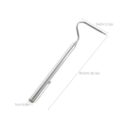 BESPORTBLE Retractable Snake Grabber Tool Durable Stainless Steel Reptile Catching Hook for Safe Handling of Snakes and Other Reptiles Collapsible Design for Easy Storage and Transport
