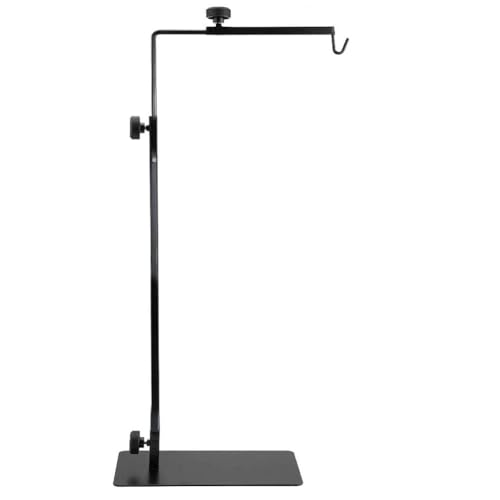 Hamiledyi Reptile Lamp Stand Adjustable 15"- 25" Reptile Light Stand Heat Lamp Stand for Reptiles Metal Bracket Support for Reptile Terrarium Heating Light, Turtle Tank Reptile Lamp Holder Lizard Clim