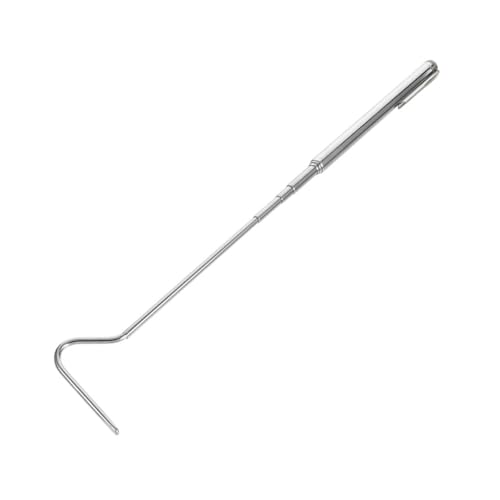 Totority Portable Stainless Steel Snake Hook and Retractable Reptile Handling Tool for Safe Snake Catching and Outdoor Adventures
