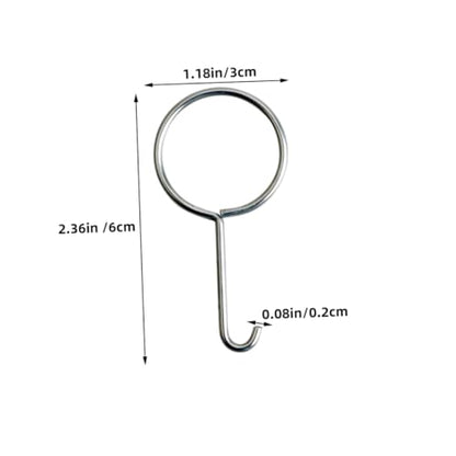 10pcs Stainless Steel Drain Lifting Hooks Efficient Shower Drain Removal Tool for Easy Grate Pulling and Cleaning