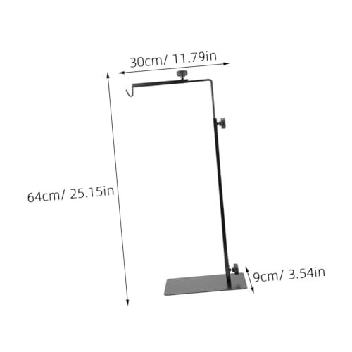 Reptile Heat Lamp Stand Adjustable Metal Lamp Rack for Reptile and Plant Lighting Compact Design for Terrariums and Basking Areas Prevents Scalding and Ensures Safety