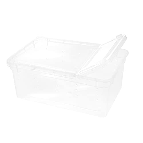 BESTonZON Practical Reptile Terrarium Full Observation Breeding Boxes for Spiders Lizards and Insects
