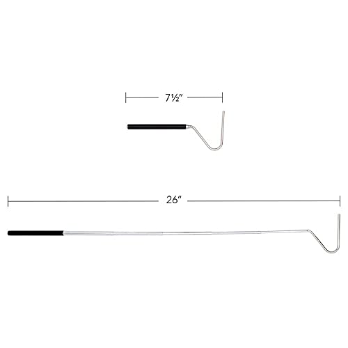 XYZReptiles Snake Hook Collapsible 7.5 Inches Adjusts to 26 Inches Collapsible Snake Hook