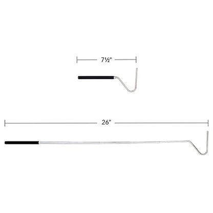 XYZReptiles Snake Hook Collapsible 7.5 Inches Adjusts to 26 Inches Collapsible Snake Hook