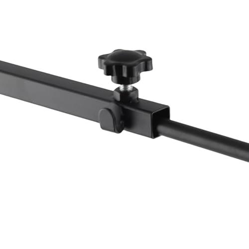 Adjustable Landing Light Lamp Stand Bracket for Pet Reptiles, Metal Landing Light Stand with Fixed Wire Casing, Sturdy and Durable Landing Lamp Bracket for Tortoise Centipede Spide