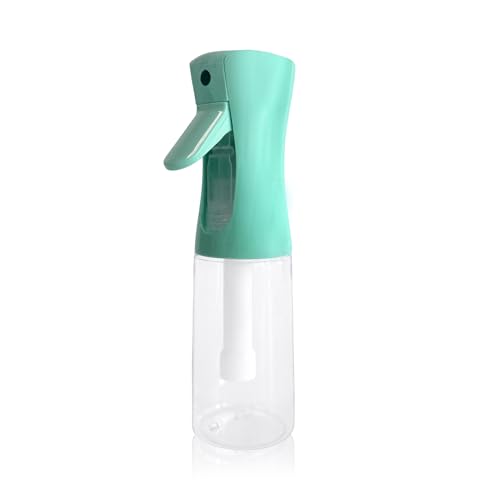 Spray Bottle for Hair Continuous Ultra Fine Mist (200ml) 360° Multi Spray Bottle for Plants, Cleaning, Skin Care Leakproof & Durable 1 Pack - color: Green, size: 6.8 Ounces