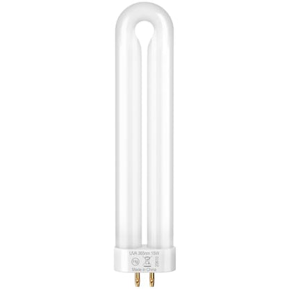 GOOTOP Replacement Bulb for Zap T6 Pro, K15, T9,X3 Bug Zapper, 15W, 4-Pin Base, U-Tube Bulb Twin Tube Bulb - size: 1 pcs