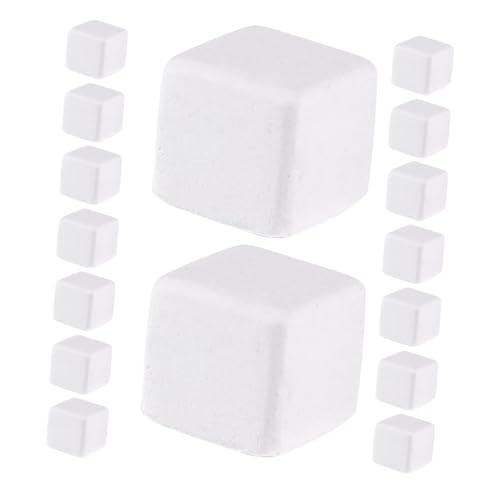Milisten 30pcs Mineral Health Blocks for Reptiles Turtles Frogs Lizards Chameleons Essential Trace Elements for Strong Immunity Stable Aquatic Environments
