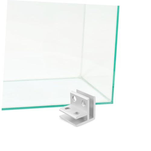 SUPVOX 1Set Heavy Duty Glass Clamp for Thickness Durable Aluminium Alloy Bracket Elegant Flowerpot Connector Stability for Aquariums Planting Boxes Easy