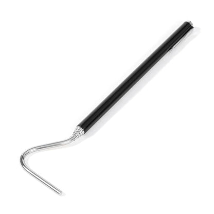 AQUANEAT Reptile Snake Hook, 40inch Extendable Stainless Steel Snake Stick with Non-Slip Handle - size: 40inch