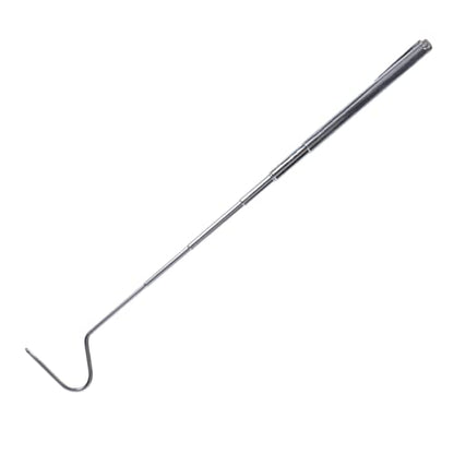 Snake Tool Snake Capture Hook Portable Mini Stainless Steel Snake Tong Stainless Steel Snake Hook Snake Catching Hook Snake Hook Reptile with Hook Hand Stick