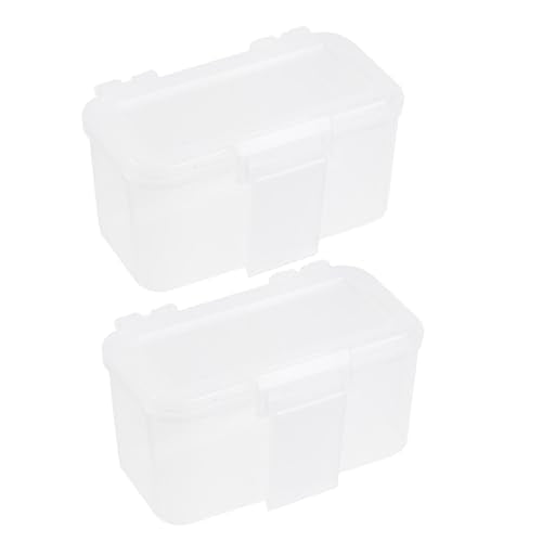 FRCOLOR Portable Reptile Breeding Box for Live Worms and Bloodworms Sturdy Plastic Material and Compact Size, for Reptile Feeding and Worm Storage