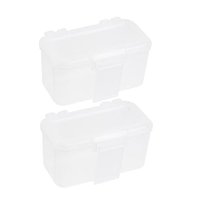 BESPORTBLE 2pcs Breathable Worm Breeding Box for Reptile Feeding Multi-Purpose Box Lid