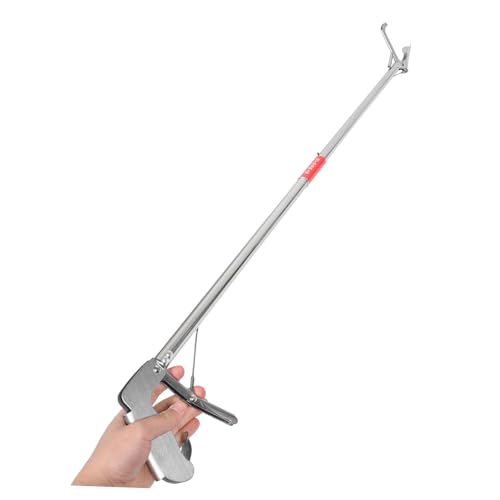 TOYANDONA Snake Tongs Collapsible Grabber Tool Stainless Steel Reptile Catching Equipment for Efficient Snake and EEL Capture for Farm Safety and Wildlife Management