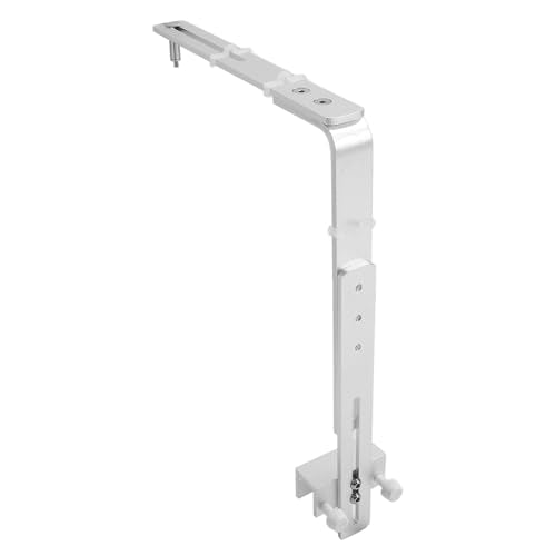 Fish Tank Light Stand, Aluminum Alloy Adjustable Height Reptile Lamp Stand with High Stability, for Aquariums (Silver) - color: Silver