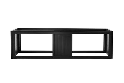 New Age Pet ECOFLEX Two Large Reptile Enclosures with Matching Stacker Combo Set in Black - color: Black, size: Large