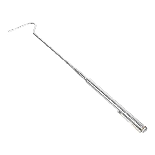 BESPORTBLE Retractable Stainless Steel Snake Hook Grabber Portable Adjustable Snake Catching Tool for Reptile Handling and Secure Capture