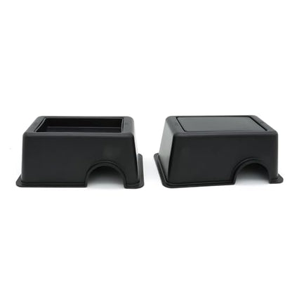 Reptile Hide Box Snake Hide Feel Secure and Safe, Gecko Hide (Black, Small 4 Pcs) - size: Small 4 Pcs