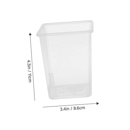 BESPORTBLE 3pcs Spider Habitat Boxes Small Reptile Enclosures for Tarantula Scorpion Gecko Lightweight Feeding Bins Ventilation for Optimal Pet Growth