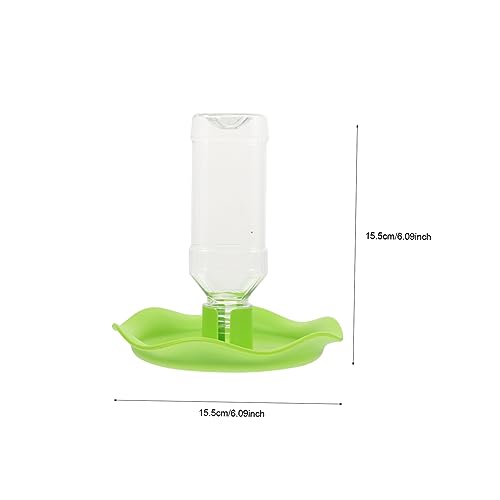 MERRYHAPY 2sets Crawling Pet Food Feeder Tortoise Water Basin Easy Clean Reptile Water Feeders