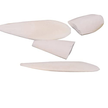 Afkengung 3 Pieces Cuttlebone Natural Cuttlebone Calcium Block for Birds Parakeets Reptiles Turtles Grindable Powder Feeding Natural Calcium Supply Improve Pet Immunity Each 5.5-6.5 Inch