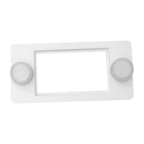 Reptile Tanks Thermometer Holder Gauge Holder Accessories Easily Install Universal Fit 3x0.2inch Hygrometer Mount- White