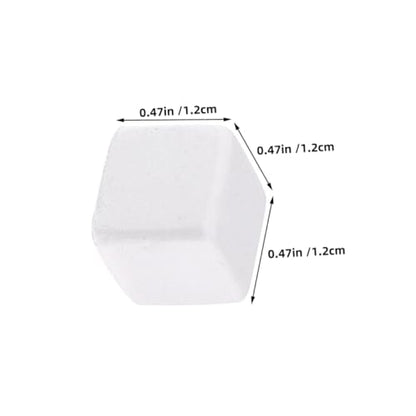 Toddmomy 30pcs Climbing Pet Calcium Block Frog Chameleon Reptiles Amphibian Health Products Frog Chameleon Health Reptiles Turtle Accessories Lizard Mineral White