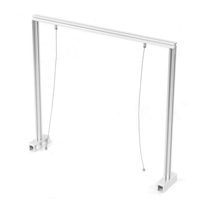 Adjustable Reptile Lamp Stand Aluminium Alloy Hanging Light Holder for Turtle Tank Fish Aquarium with Reinforced Base