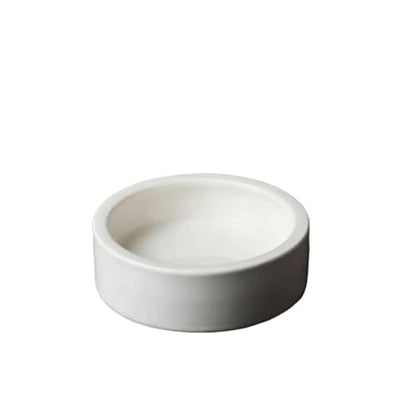 Ceramic Reptile Feeding Bowl Anti-Escape Worm Dish Lizard Gecko Bearded Dragon Food Water Bowl Terrarium Habitat Decor - size: M+L