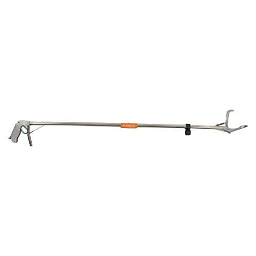 Snake Tong Foldable Self Lockable Stainless Steel Strong Reptile Grabber Catcher Snake Handling Tool