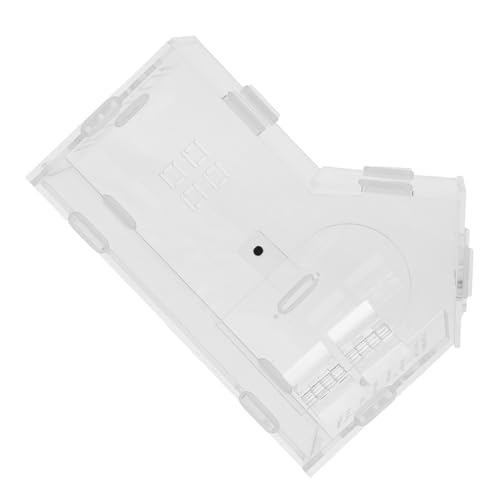 Garneck Acrylic Jumping Spider Enclosure with Magnetic Front Opening, Ventilated Terrarium 20x15x10cm for Tarantulas, Small Reptiles, Hermit Crabs, and Arboreal Insects