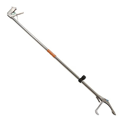 Snake Tong Foldable Self Lockable Stainless Steel Strong Reptile Grabber Catcher Snake Handling Tool