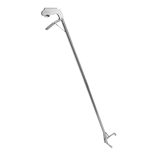 Stainless Steel Snake Catcher Clip Folding Grabber Tool for Garden Wildlife Lightweight Snake Tong Lock Easy to Use Crabs Eels and More