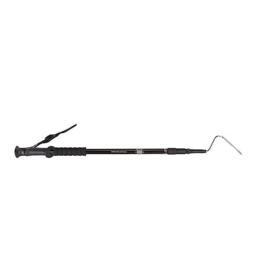 Diydeg Professional Stainless Steel Retractable Snake Hook, Sturdy, Lightweight, Ergonomic Grip, 3 Section Retractable, with Distance for Catching Controlling Snakes
