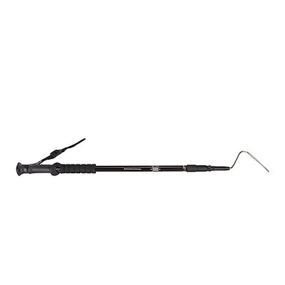Diydeg Professional Stainless Steel Retractable Snake Hook, Sturdy, Lightweight, Ergonomic Grip, 3 Section Retractable, with Distance for Catching Controlling Snakes