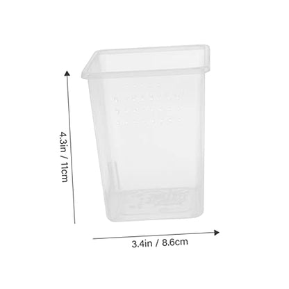 Toddmomy 3pcs Practical Enclosures for Tarantula Transparent Spider Breeder Boxes Ventilation for Small Animals Feeding Habitat for Reptiles and