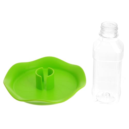 HEMOTON Automatic PET Fountain Water Feeder for Reptiles Drinking Basin for Tortoise and Lizard Reptile Water Dispenser Easy Refill System