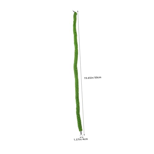 Flexible Reptile Climbing Vine Rope with Enhanced Grip Surface and Stable Climbing Support, Realistic Design Plush and Plastic Material, for Lizard Tank and Reptile Habitat Decor