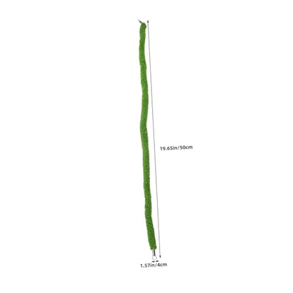 Flexible Reptile Climbing Vine Rope with Enhanced Grip Surface and Stable Climbing Support, Realistic Design Plush and Plastic Material, for Lizard Tank and Reptile Habitat Decor