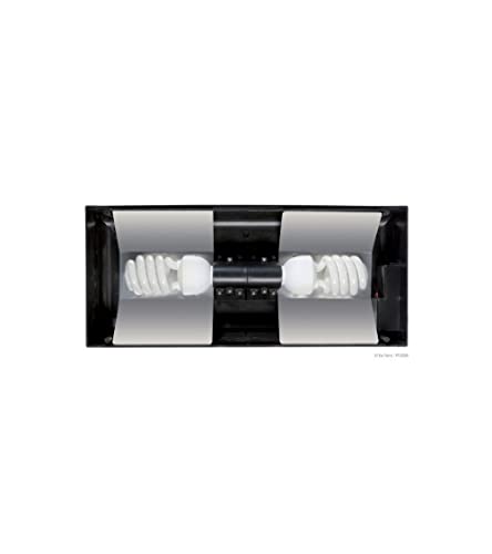 Exo Terra Compact Incandescent Fixture for PT2605/PT2607 - 45 cm,Black - size: 45 cm