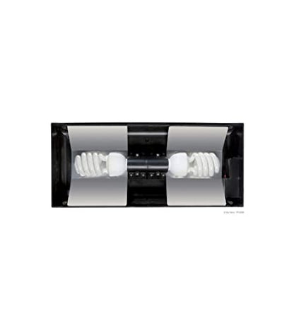 Exo Terra Compact Incandescent Fixture for PT2605/PT2607 - 45 cm,Black - size: 45 cm